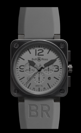 Bell & Ross BR 01-94 "Commando" Chronograph Automatic Steel Carb